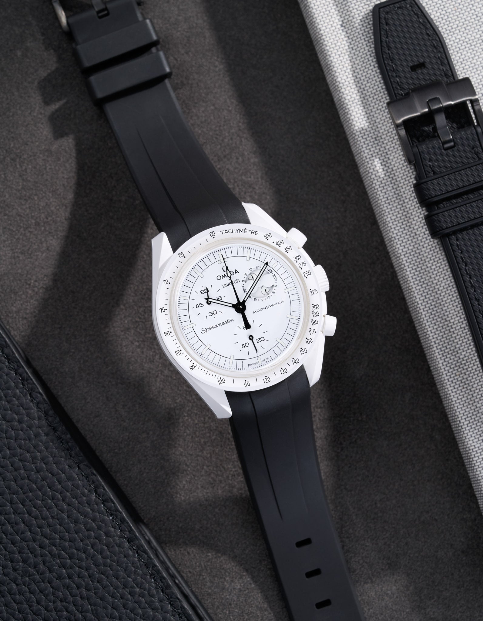 MoonSwatch Mission for Moon Phase (Rubber Strap)