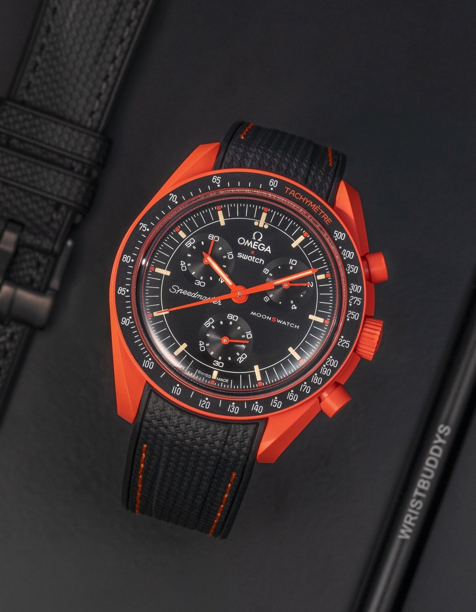 MoonSwatch Mission to Earth - Lava (Rubber Strap)